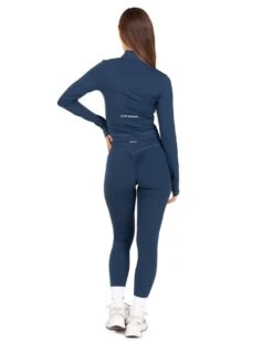 Elite Eleven Auraluxe Long Sleeve - Navy -Elite Eleven JULYECOM BRYLEE31481