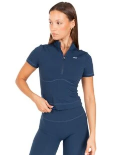 Elite Eleven Auraluxe Tee - Navy -Elite Eleven JULYECOM BRYLEE31547