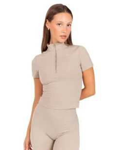 Elite Eleven Auraluxe Tee - Vintage Khaki -Elite Eleven JULYECOM BRYLEE31999