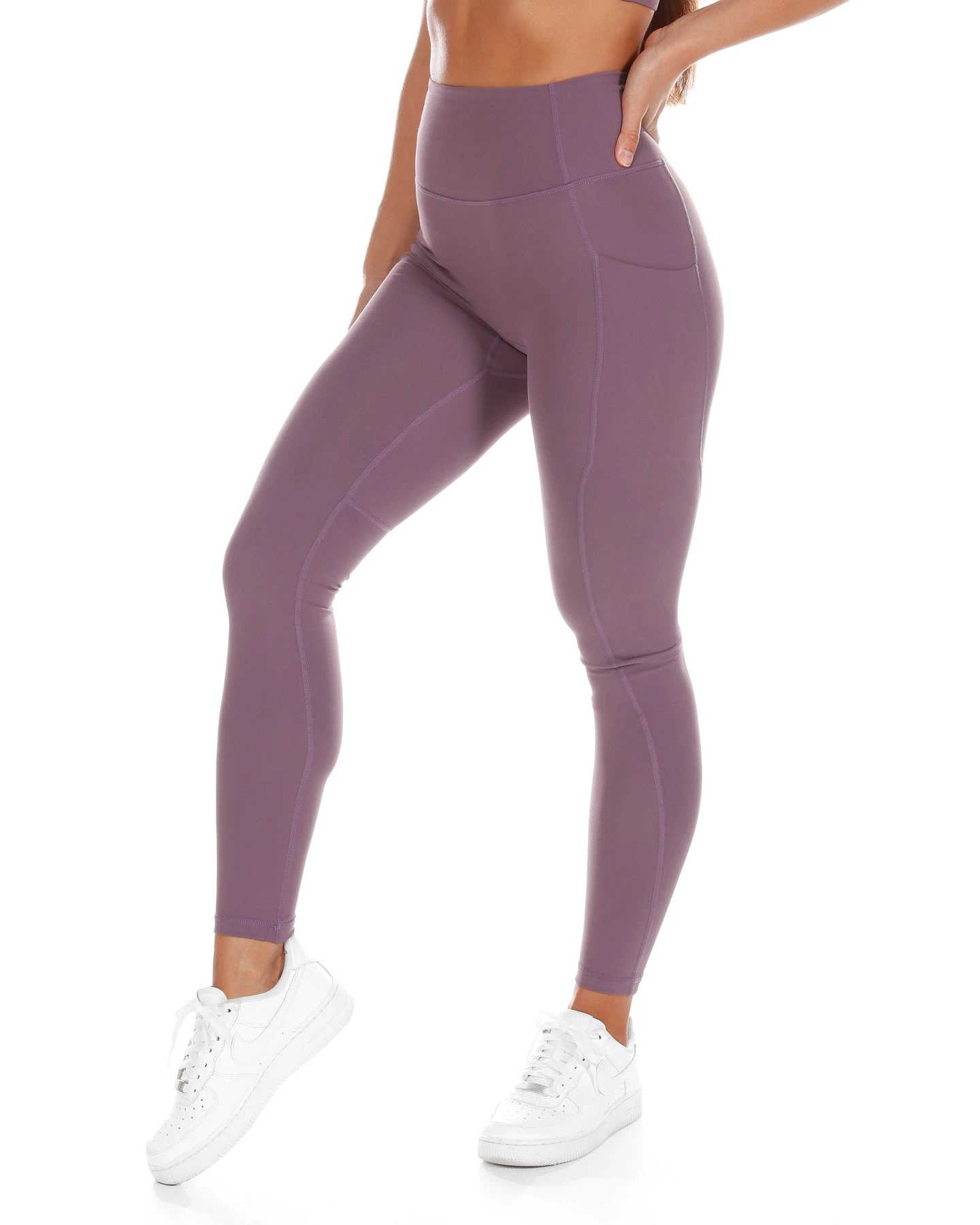 Elite Eleven Lunar Ascend Leggings - Mauve 4 Elite Eleven Lunar Ascend Leggings - Mauve - Image 2