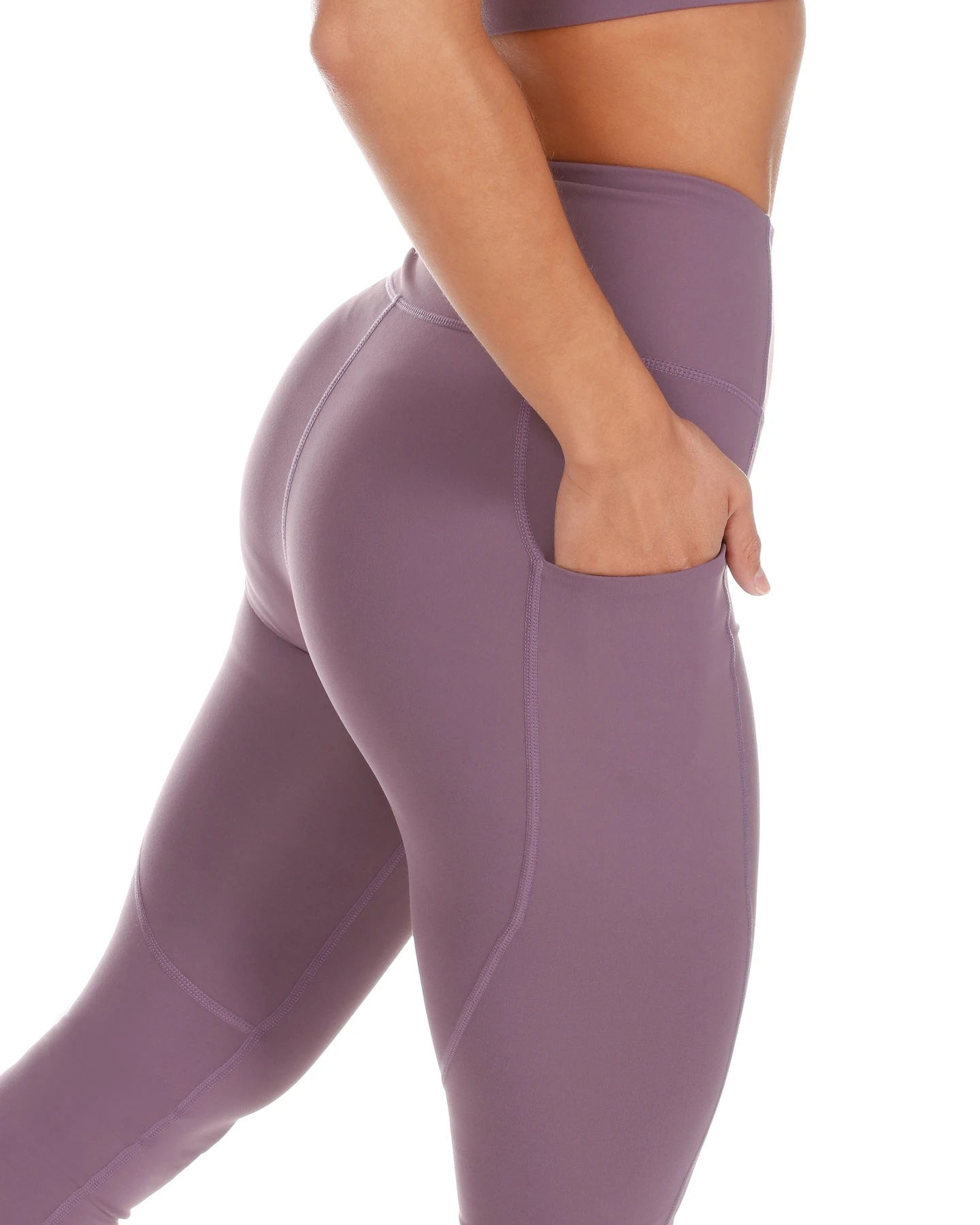 Elite Eleven Lunar Ascend Leggings - Mauve 5 Elite Eleven Lunar Ascend Leggings - Mauve - Image 3