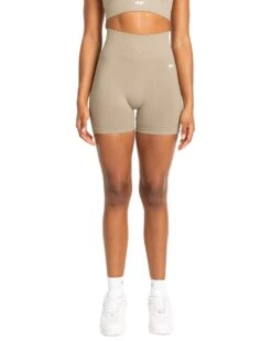 Elite Eleven Elite Seamless V2 Shorts - Beige (Subtle Scrunch) -Elite Eleven MARCHECOM0450