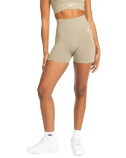 Elite Eleven Elite Seamless V2 Shorts - Beige (Subtle Scrunch) -Elite Eleven MARCHECOM0467