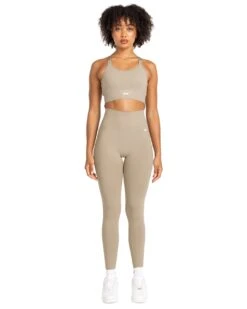 Elite Eleven Elite Seamless V2 Leggings - Beige (Subtle Scrunch) -Elite Eleven MARCHECOM0717