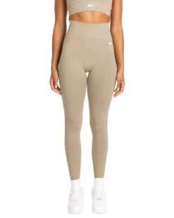 Elite Eleven Elite Seamless V2 Leggings - Beige (Subtle Scrunch)