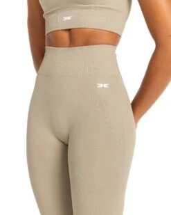Elite Eleven Elite Seamless V2 Leggings - Beige (Subtle Scrunch) -Elite Eleven MARCHECOM0804