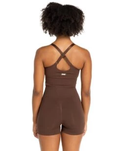 Elite Eleven Elite Seamless V2 Shorts - Chocolate (Subtle Scrunch) -Elite Eleven MARCHECOM1824