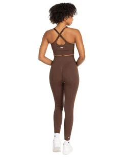 Elite Eleven Elite Seamless V2 Leggings - Chocolate (Subtle Scrunch) -Elite Eleven MARCHECOM1988