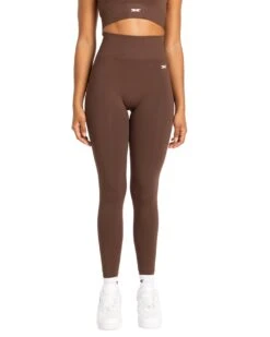 Elite Eleven Elite Seamless V2 Leggings - Chocolate (Subtle Scrunch) -Elite Eleven MARCHECOM2002