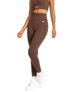 Elite Eleven Elite Seamless V2 Leggings - Chocolate (Subtle Scrunch) -Elite Eleven MARCHECOM2014