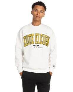 Elite Eleven Track & Field Crewneck - Polar / Yellow -Elite Eleven MARCHECOM74417