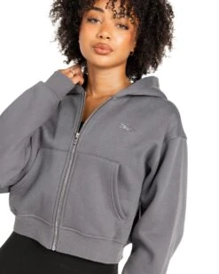 Elite Eleven Cropped Classic Zip Through - Cool Slate -Elite Eleven MARCHECOM75018