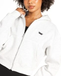 Elite Eleven Cropped Classic Zip Through - Polar Grey -Elite Eleven MARCHECOM75083