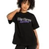Elite Eleven Women's Script Oversized Tee - Black / Purple -Elite Eleven MARCHECOM75710