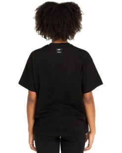 Elite Eleven Women's Script Oversized Tee - Black / Blue -Elite Eleven MARCHECOM75732