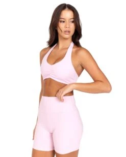 Elite Eleven Halter Scrunch Bra - Blush Pink -Elite Eleven OCTECOMDAY144520