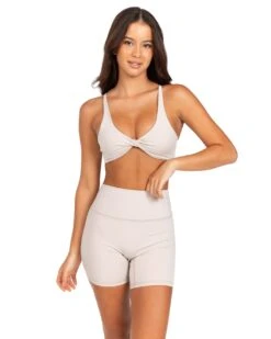 Elite Eleven Aura Vantage Bra - Oat Latte