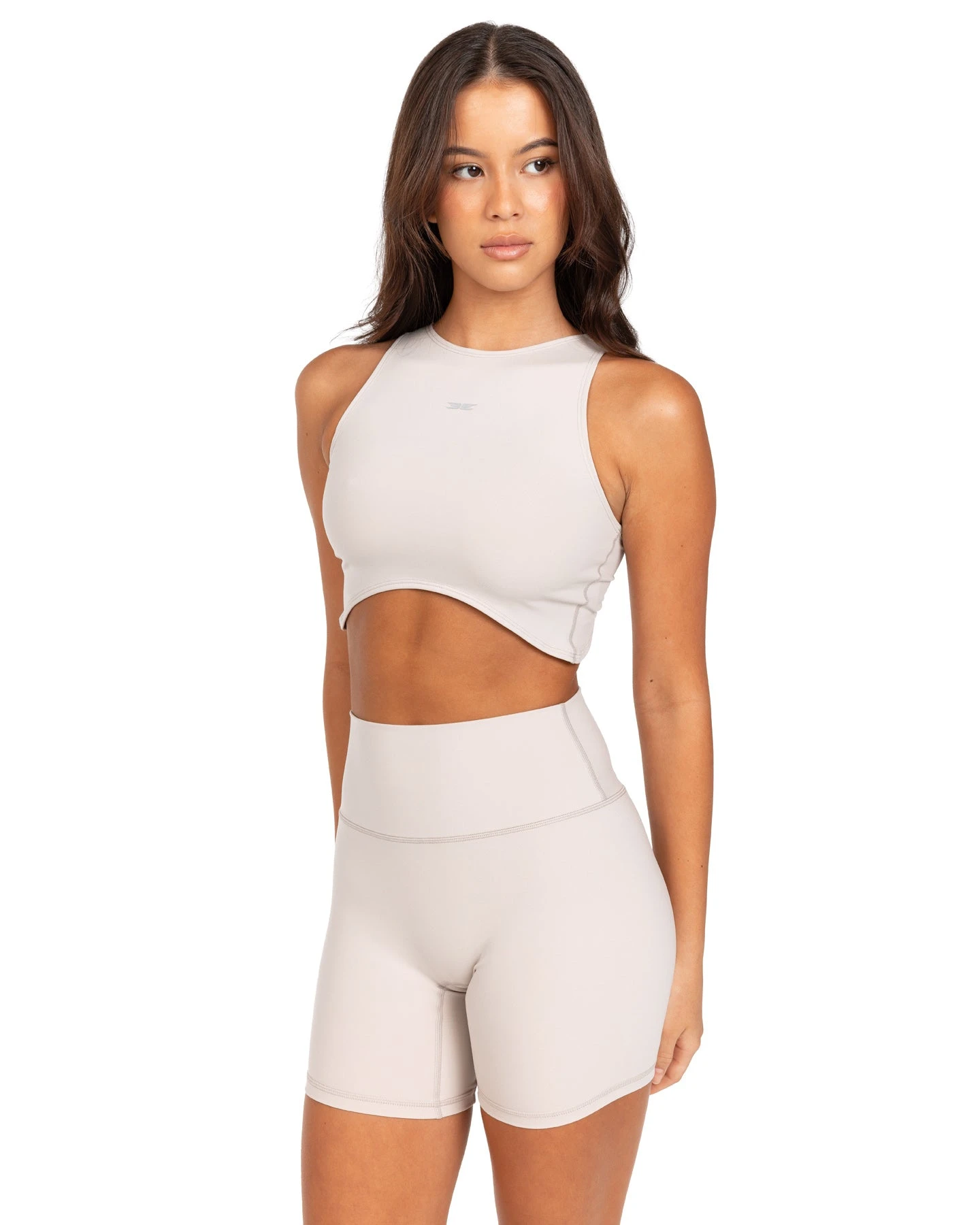 Elite Eleven Aura Curve Tank - Oat Latte 6 Elite Eleven Aura Curve Tank - Oat Latte - Image 4