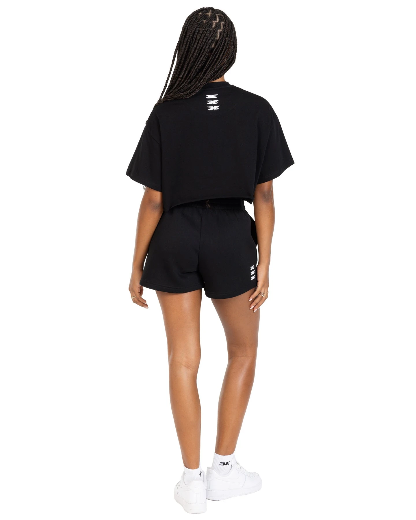 Elite Eleven Women's Cropped Registered Tee - Black 5 Elite Eleven Women's Cropped Registered Tee - Black - Image 3