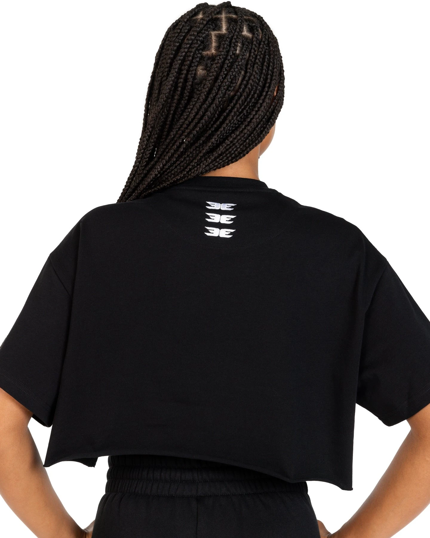 Elite Eleven Women's Cropped Registered Tee - Black 6 Elite Eleven Women's Cropped Registered Tee - Black - Image 4