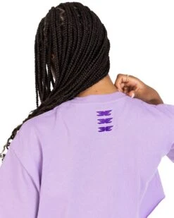Elite Eleven Women's Cropped Registered Tee - Purple -Elite Eleven REGISTEREDSETS66669