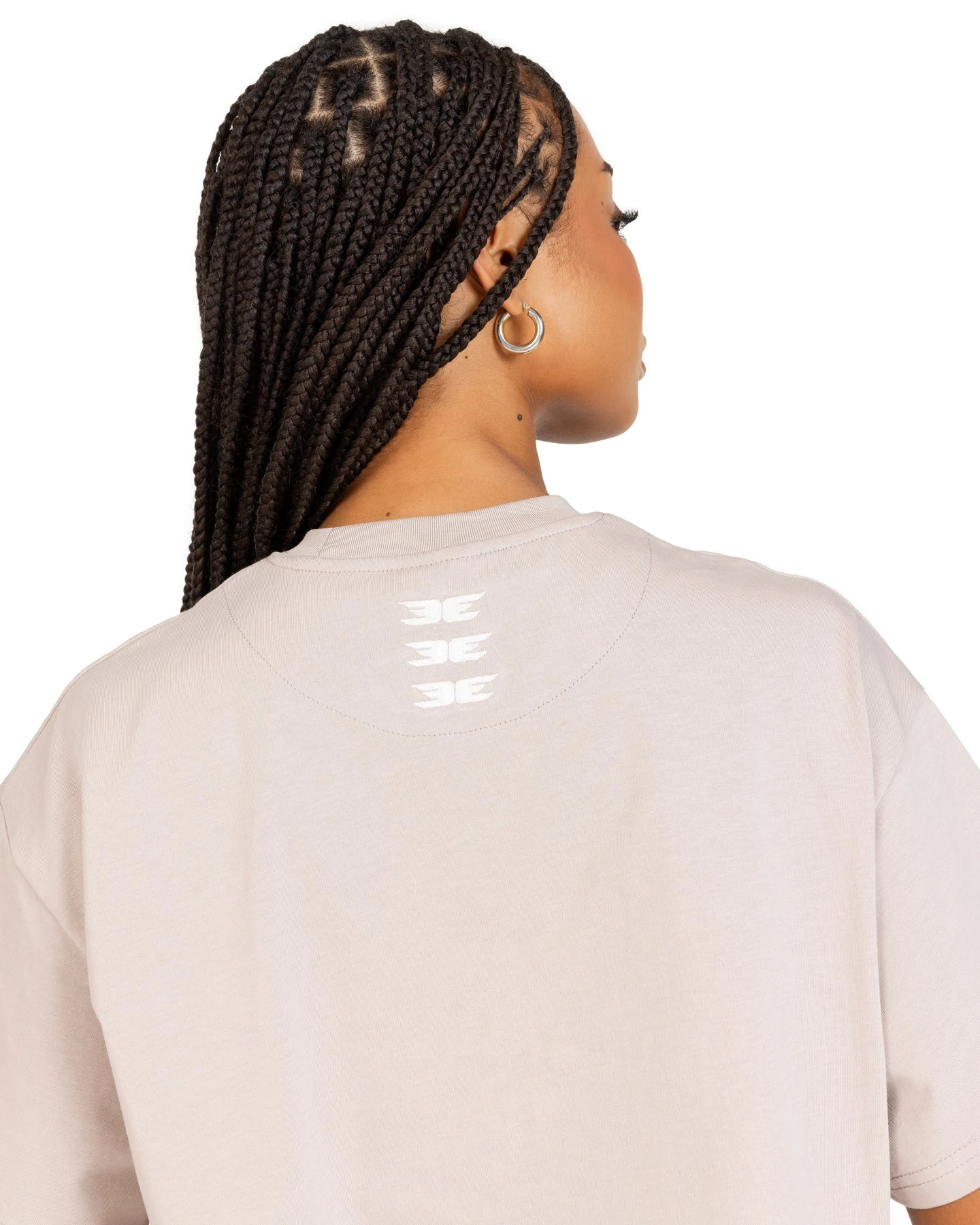 Elite Eleven Women's Cropped Registered Tee - Taupe 6 Elite Eleven Women's Cropped Registered Tee - Taupe - Image 4