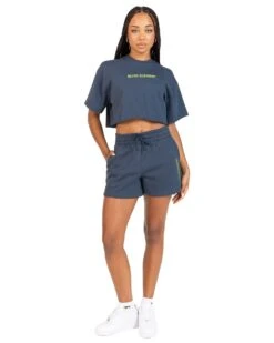 Elite Eleven Women's Cropped Registered Tee - Navy -Elite Eleven REGISTEREDSETS68923