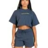 Elite Eleven Women's Cropped Registered Tee - Navy -Elite Eleven REGISTEREDSETS68963