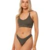Elite Eleven Seamless G - Olive -Elite Eleven SEAMLESSRIBBED12 32034
