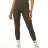 Elite Eleven Ribbed Seamless Leggings - Olive -Elite Eleven SEAMLESSRIBBED12 32197