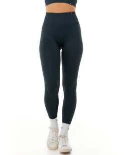 Elite Eleven Ribbed Seamless Leggings - Navy -Elite Eleven SEAMLESSRIBBED12 32383