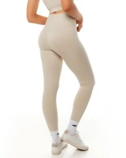 Elite Eleven Ribbed Seamless Leggings - Beige -Elite Eleven SEAMLESSRIBBED12 32603