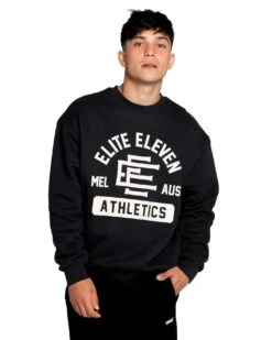 Elite Eleven Athletics Team Crewneck - Black -Elite Eleven ath.team .blk 8