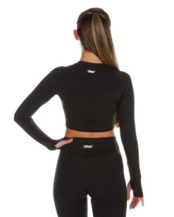 Elite Eleven Cross Over Long Sleeve - Black -Elite Eleven black.crossover 27of27