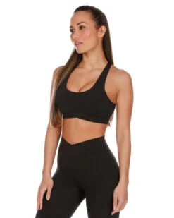Elite Eleven Cross Over Sports Bra - Black -Elite Eleven black.crossover 7of27