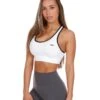 Elite Eleven Essential Sports Bra - White / Black -Elite Eleven black.touch 37of66