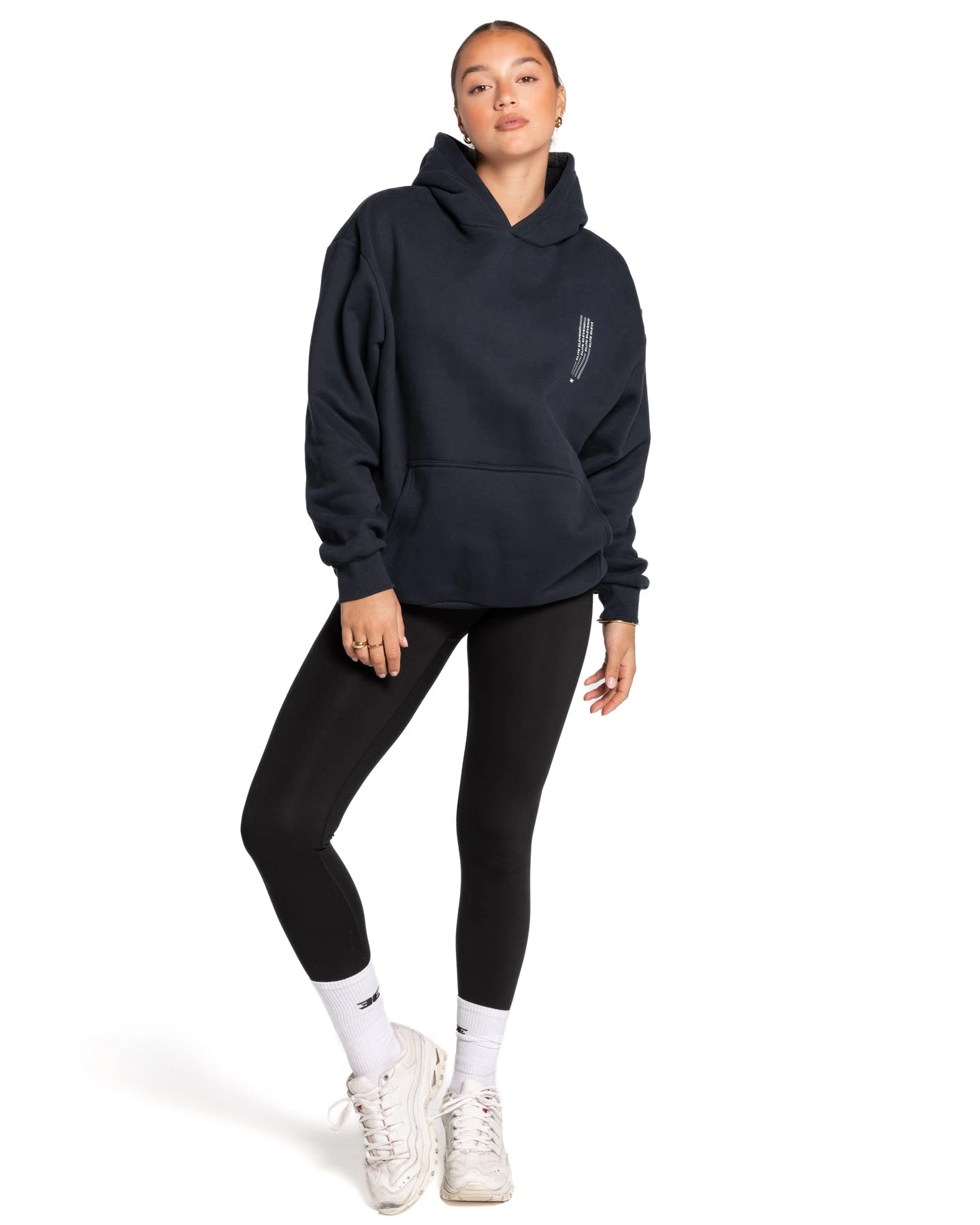 Elite Eleven Waterfall Hoodie - Navy 6 Elite Eleven Waterfall Hoodie - Navy - Image 4