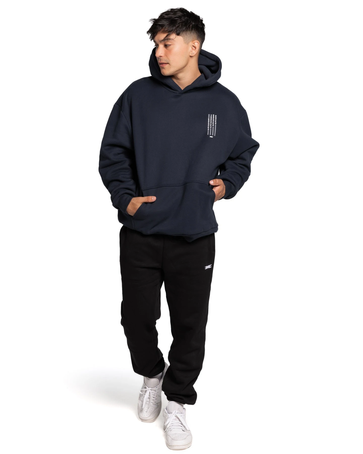Elite Eleven Waterfall Hoodie - Navy 7 Elite Eleven Waterfall Hoodie - Navy - Image 5