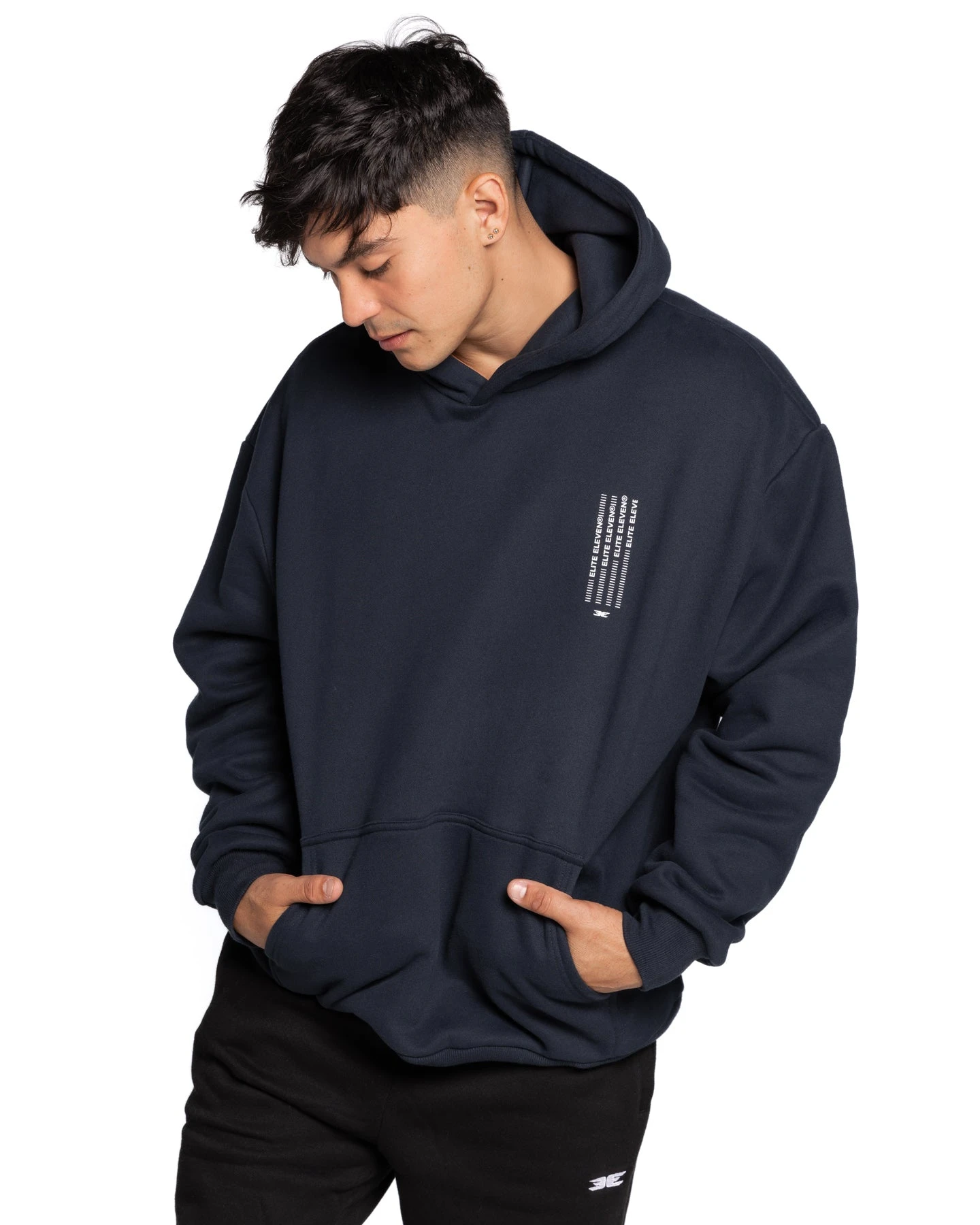 Elite Eleven Waterfall Hoodie - Navy 5 Elite Eleven Waterfall Hoodie - Navy - Image 3