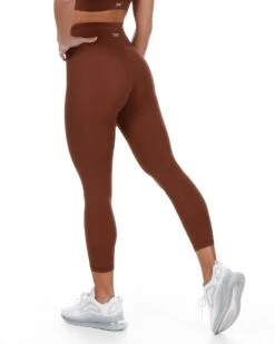 Elite Eleven 7/8 Cross Over Leggings - Cappuccino 12 Elite Eleven 7/8 Cross Over Leggings - Cappuccino -Elite Eleven cappucino.crossover 3of27
