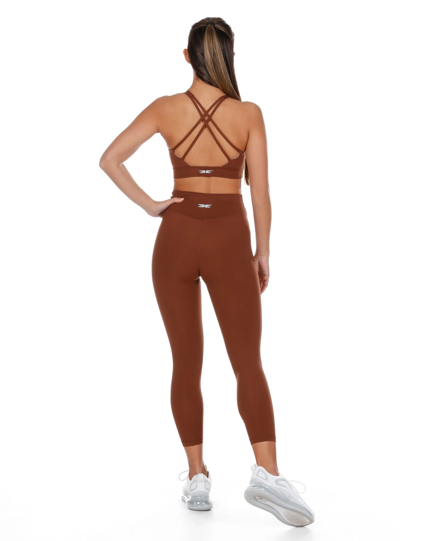 Elite Eleven 7/8 Cross Over Leggings - Cappuccino 9 Elite Eleven 7/8 Cross Over Leggings - Cappuccino - Image 7