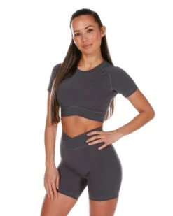 Elite Eleven Cross Over Tee - Charcoal -Elite Eleven charcoal.crossover 17of30