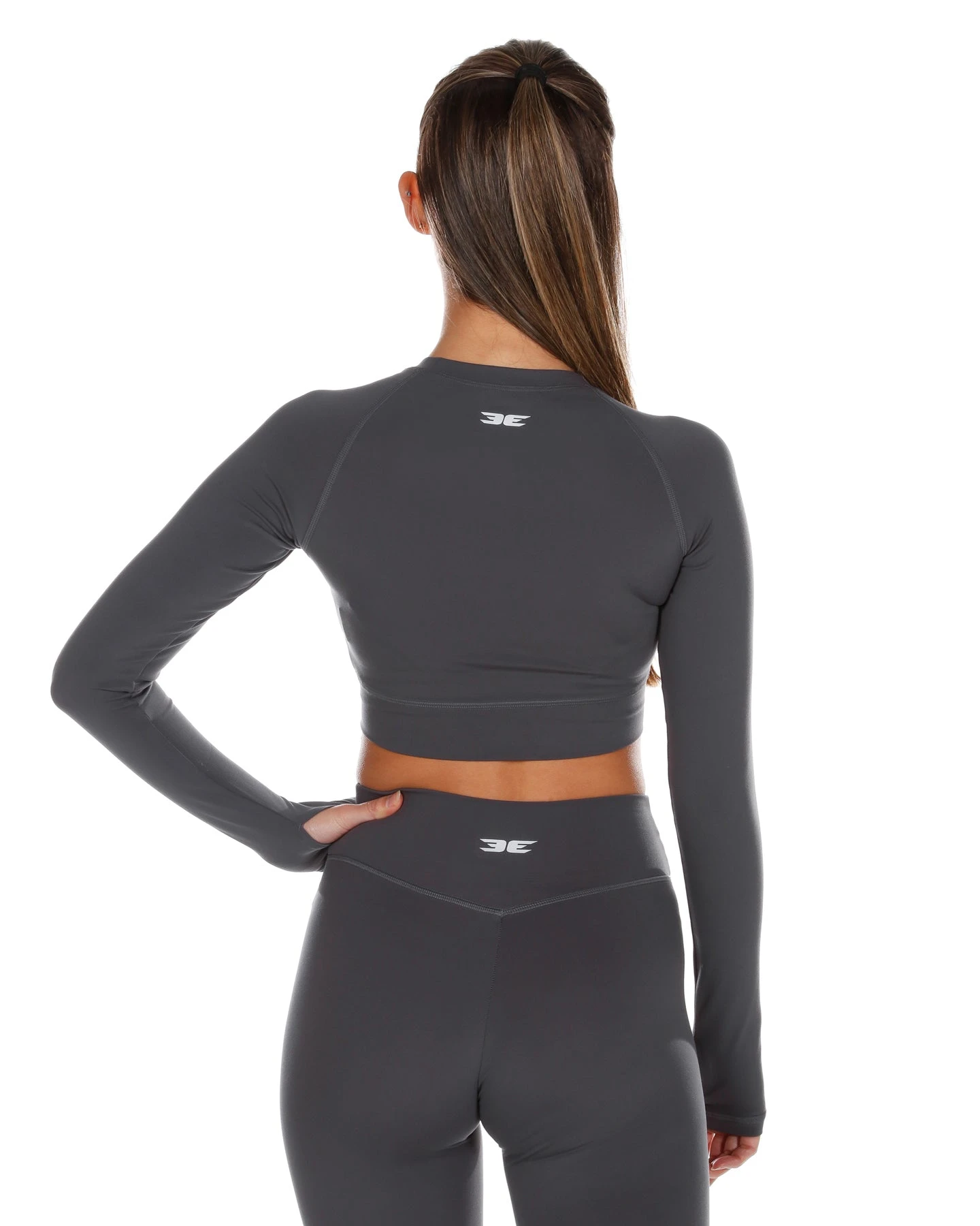 Elite Eleven Cross Over Long Sleeve - Charcoal 4 Elite Eleven Cross Over Long Sleeve - Charcoal - Image 2