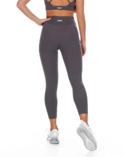 Elite Eleven 7/8 Cross Over Leggings - Charcoal -Elite Eleven charcoal.crossover 4of30