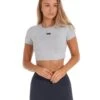 Elite Eleven Elite Crop Tee - Grey