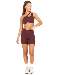 Elite Eleven Asymmetric Bra - Decadent Chocolate -Elite Eleven decadent.choc
