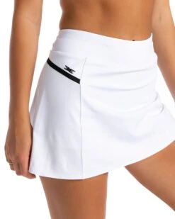 Elite Eleven Power Skirt - White -Elite Eleven ecom9744