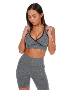 Elite Eleven Seamless Vantage Bra - Heather Black -Elite Eleven eliteseamless.2 152of193