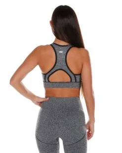 Elite Eleven Seamless Vantage Bra - Heather Black -Elite Eleven eliteseamless.2 153of193