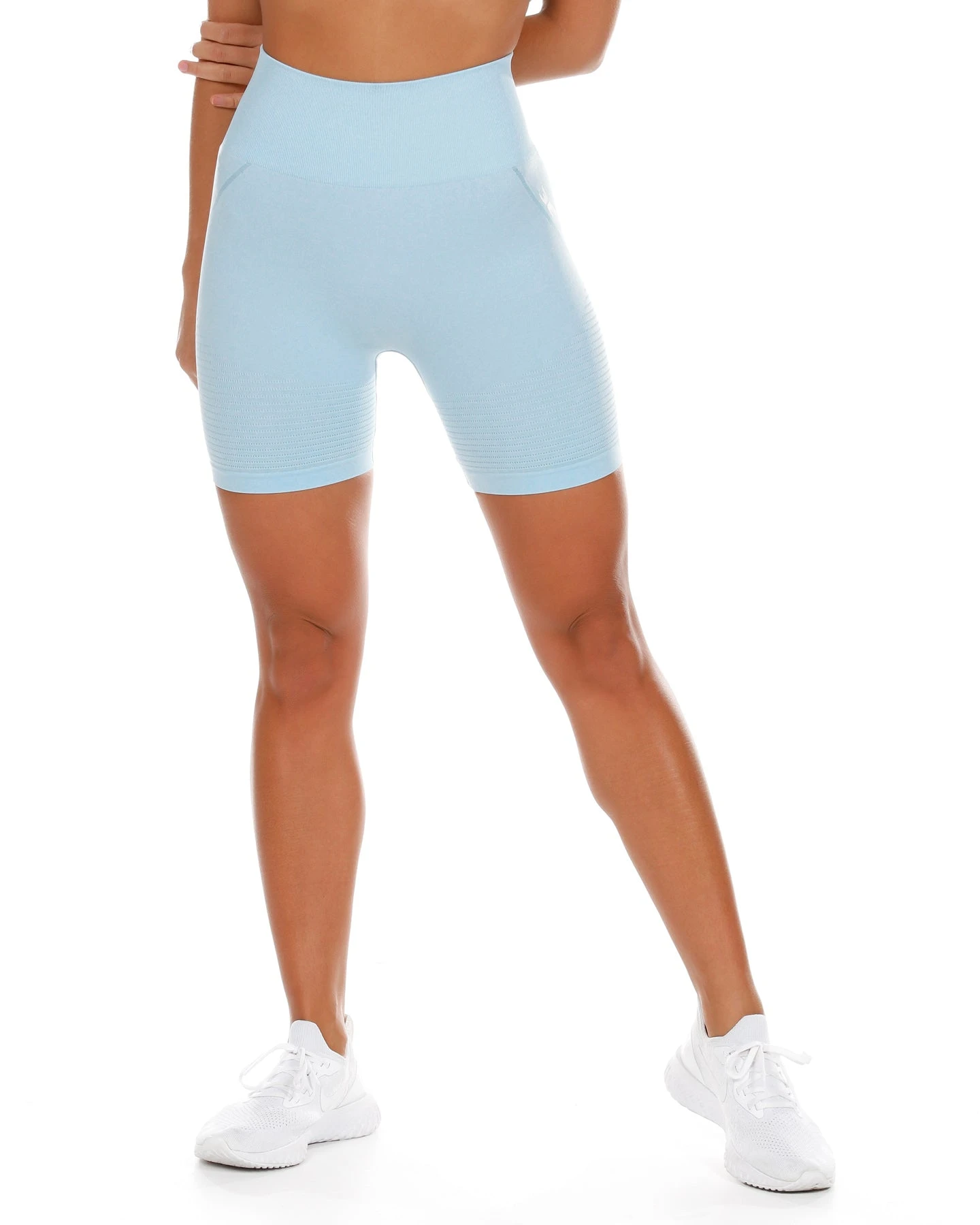 Elite Eleven Elite Seamless Shorts - Pale Blue 4 Elite Eleven Elite Seamless Shorts - Pale Blue - Image 2